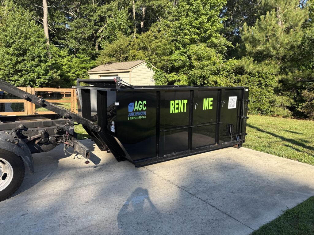 Dumpster rental delivered to Virginia Beach neighborhood