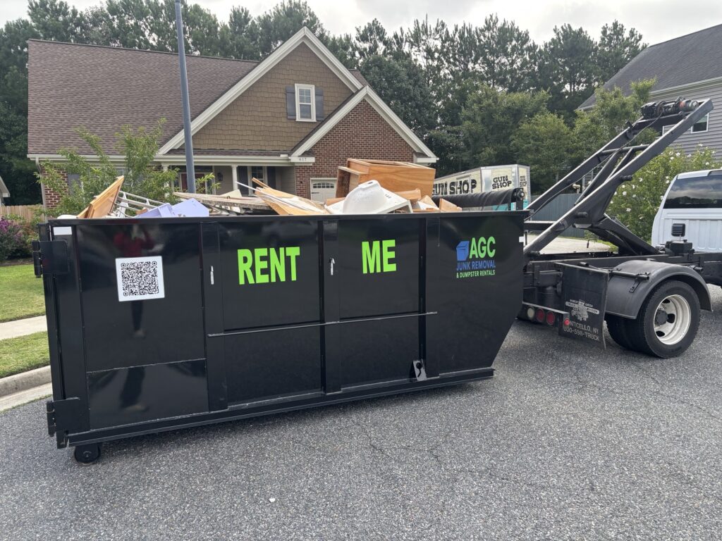 Dumpster for bathroom renovations Chesapeake