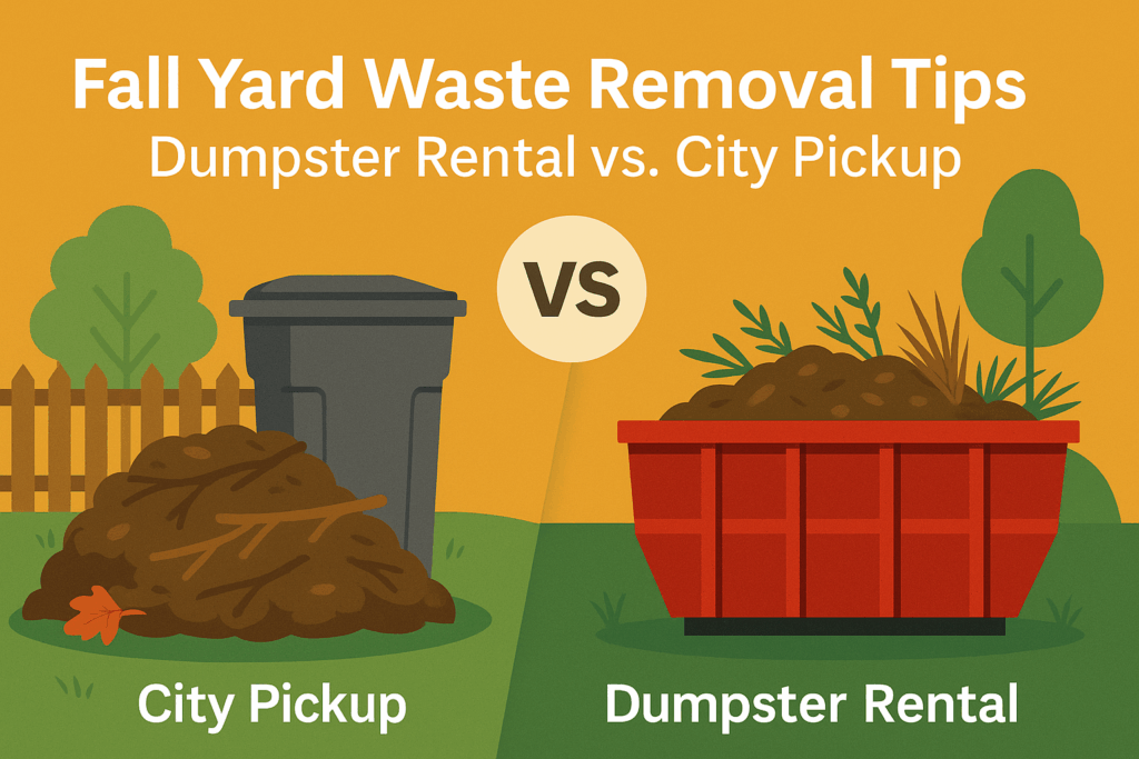City pickup vs Dumpster rental
