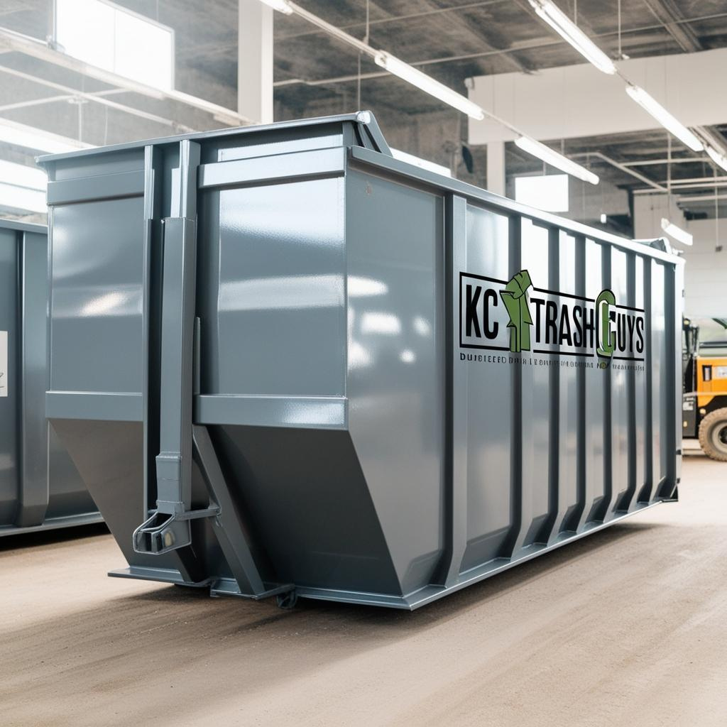 Jobsite cleanup dumpster rental comparison showing benefits of renting vs buying