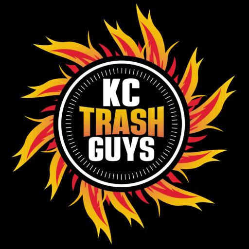 KC Trash Guys surrounded by flames