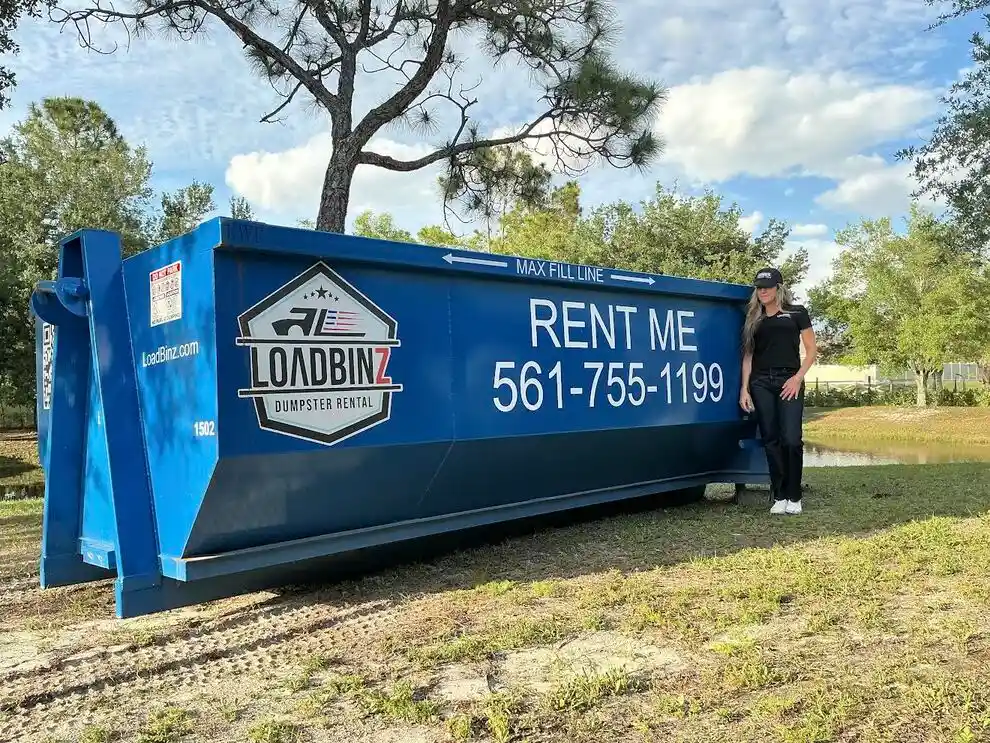 dumpster size 15 yard