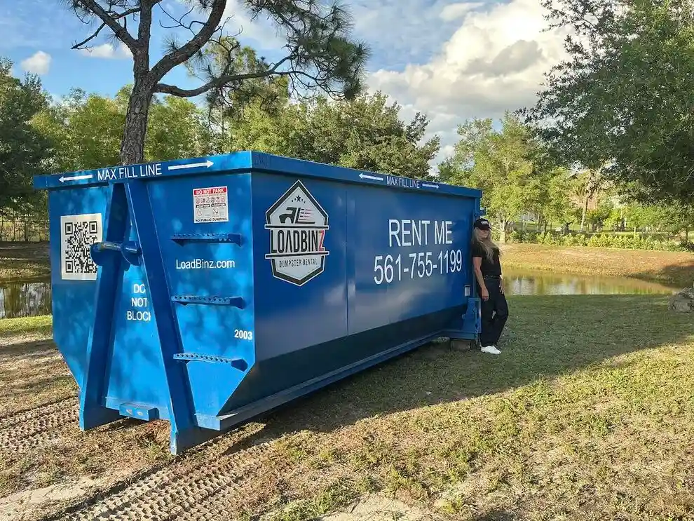 dumpster size 20 yard