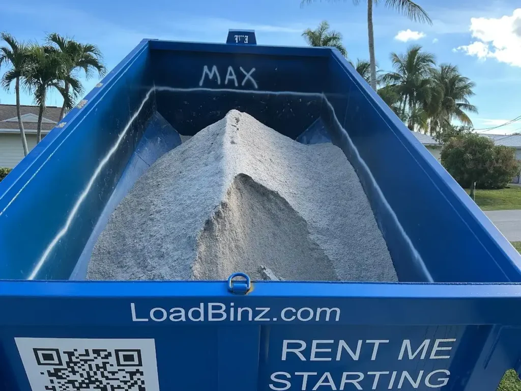 construction dumpster usage