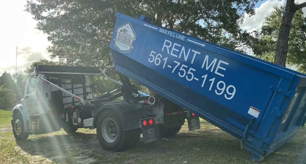 Large open Dumpster